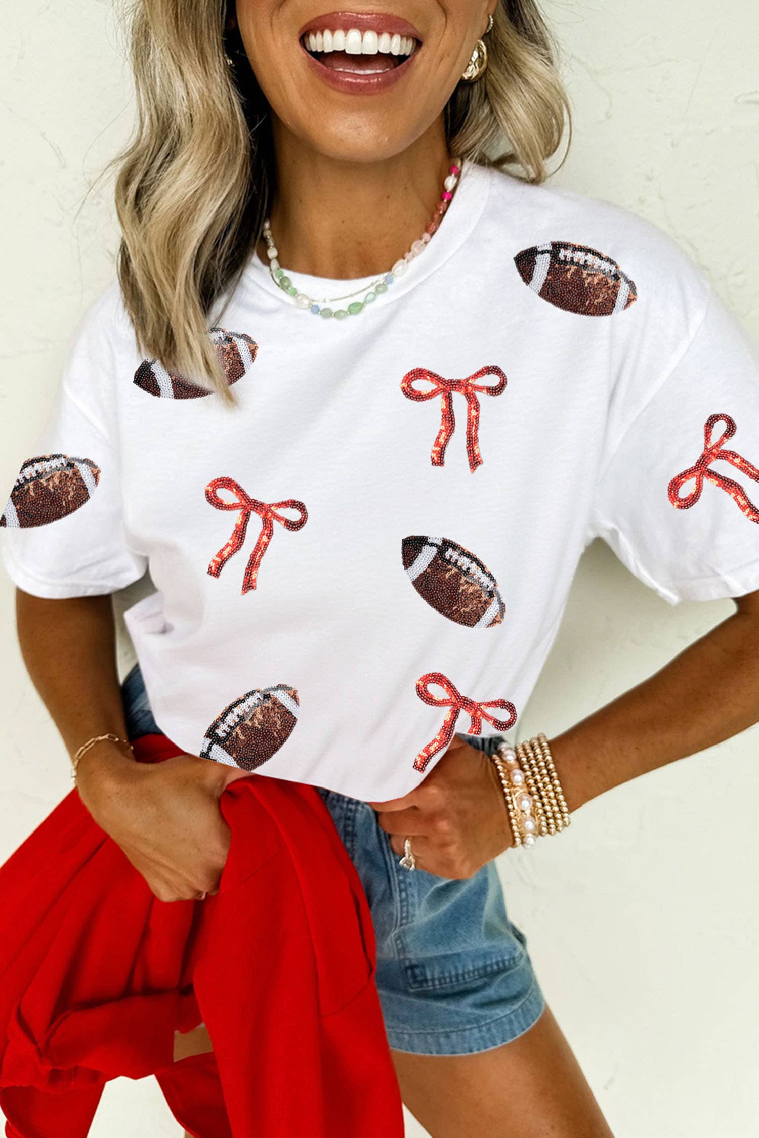 Game Day Sequin Tee
