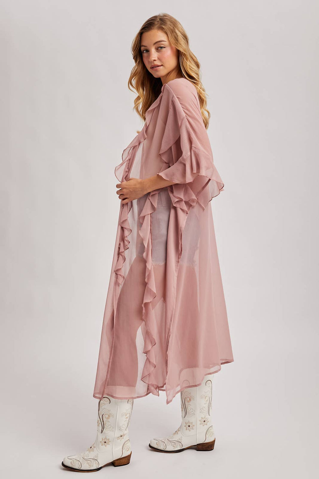 Southern Belle Ruffle Kimono