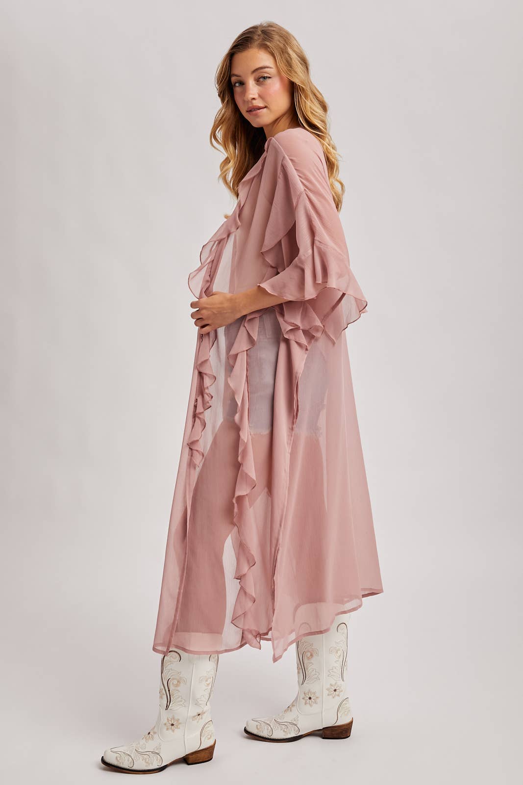 Southern Belle Ruffle Kimono