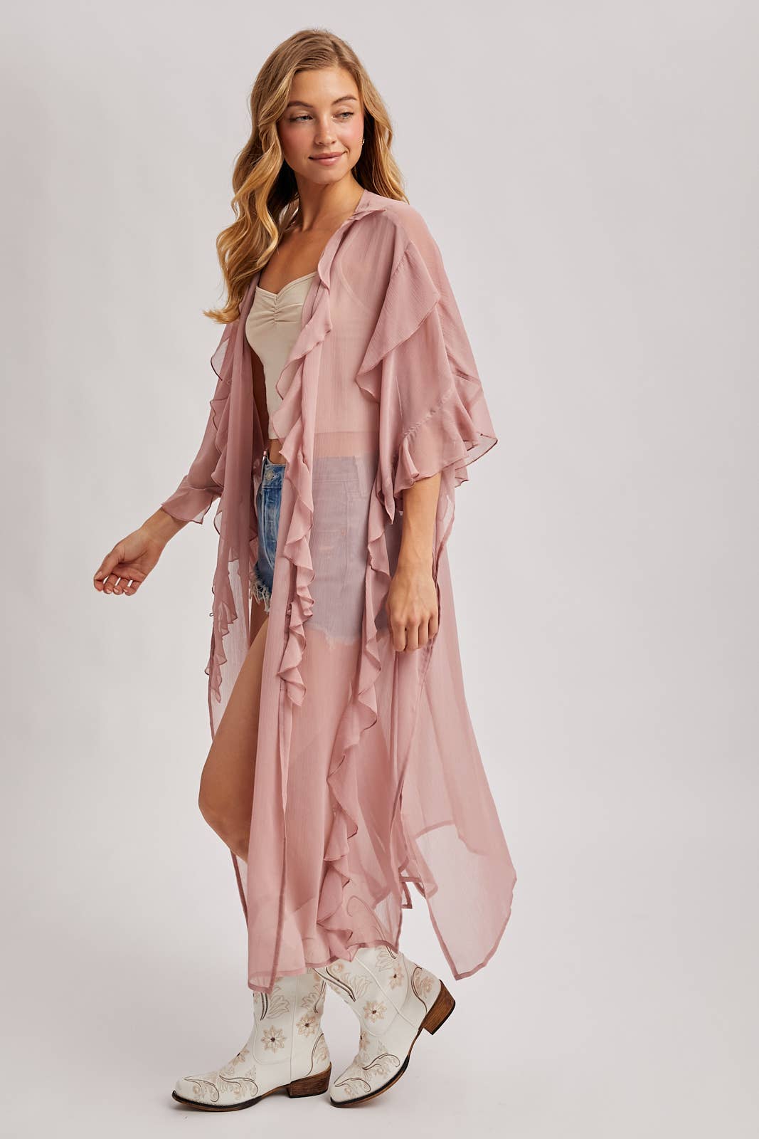 Southern Belle Ruffle Kimono