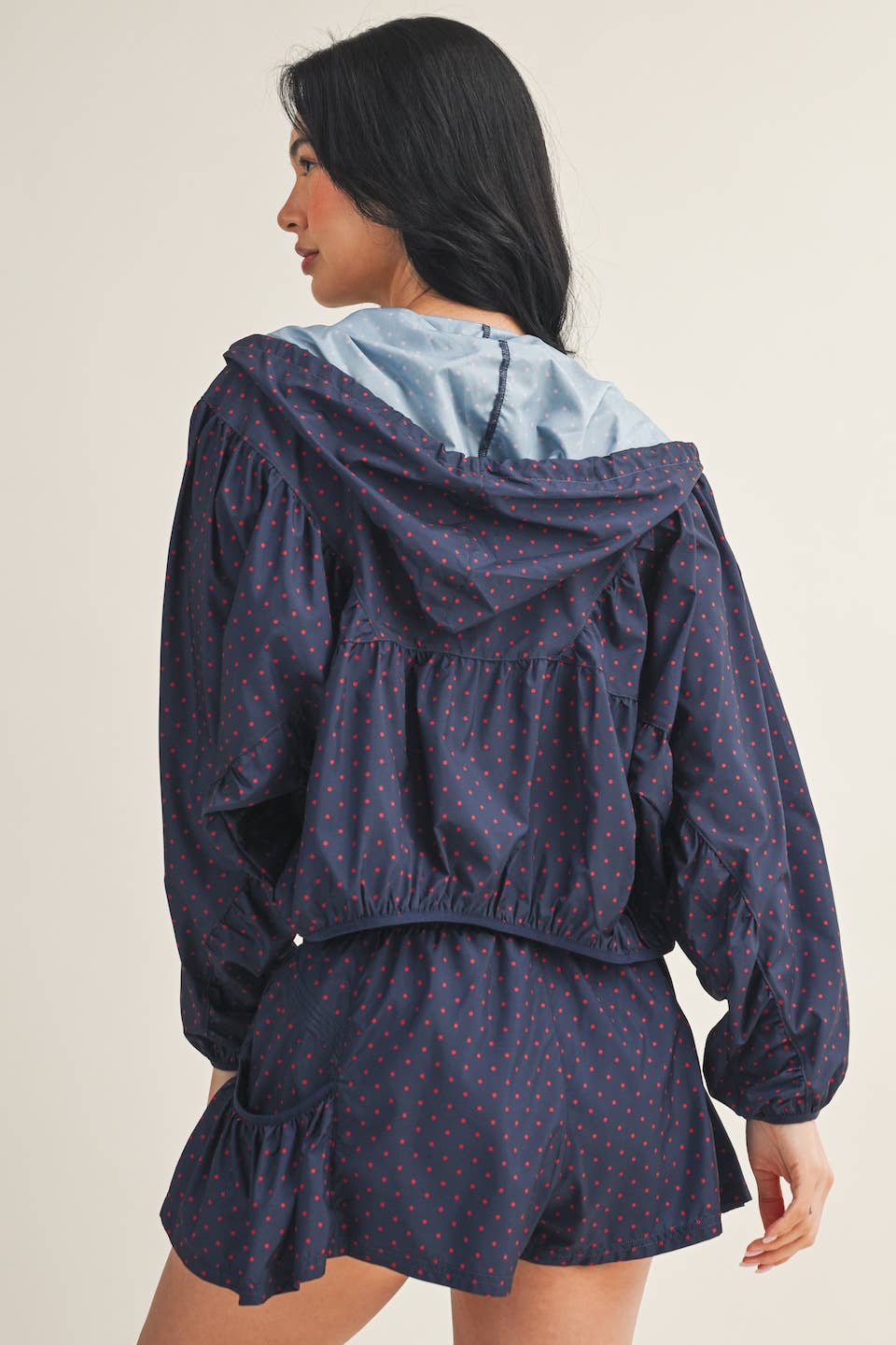 Polka Dot Print Jacket