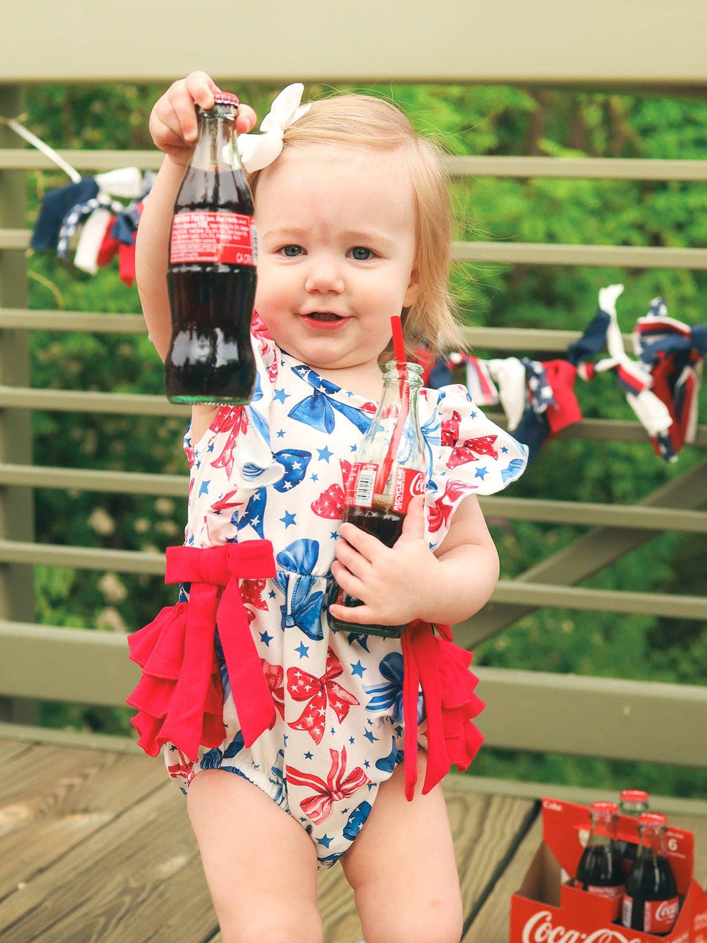 Red White & Darling Romper