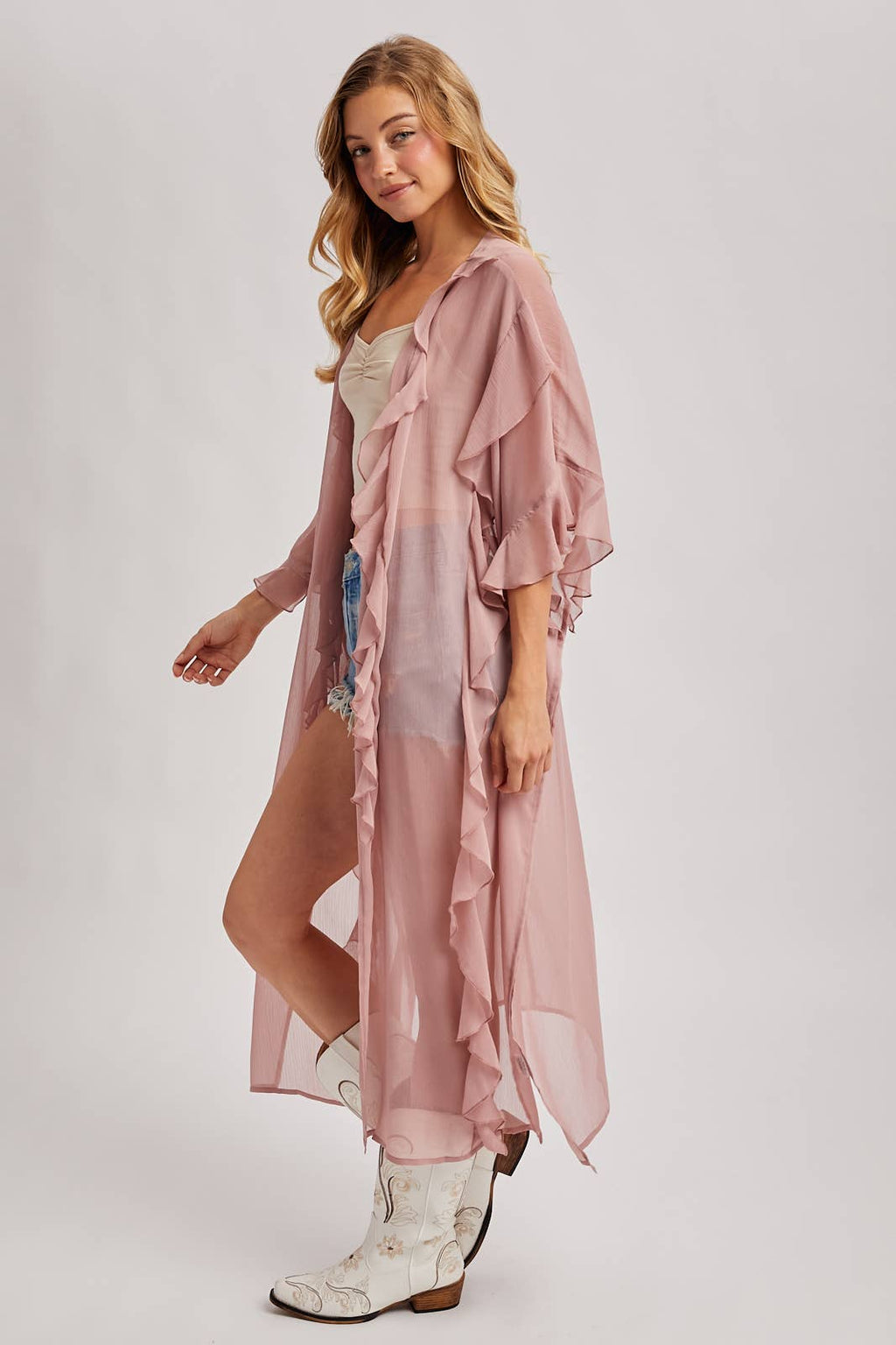 Southern Belle Ruffle Kimono