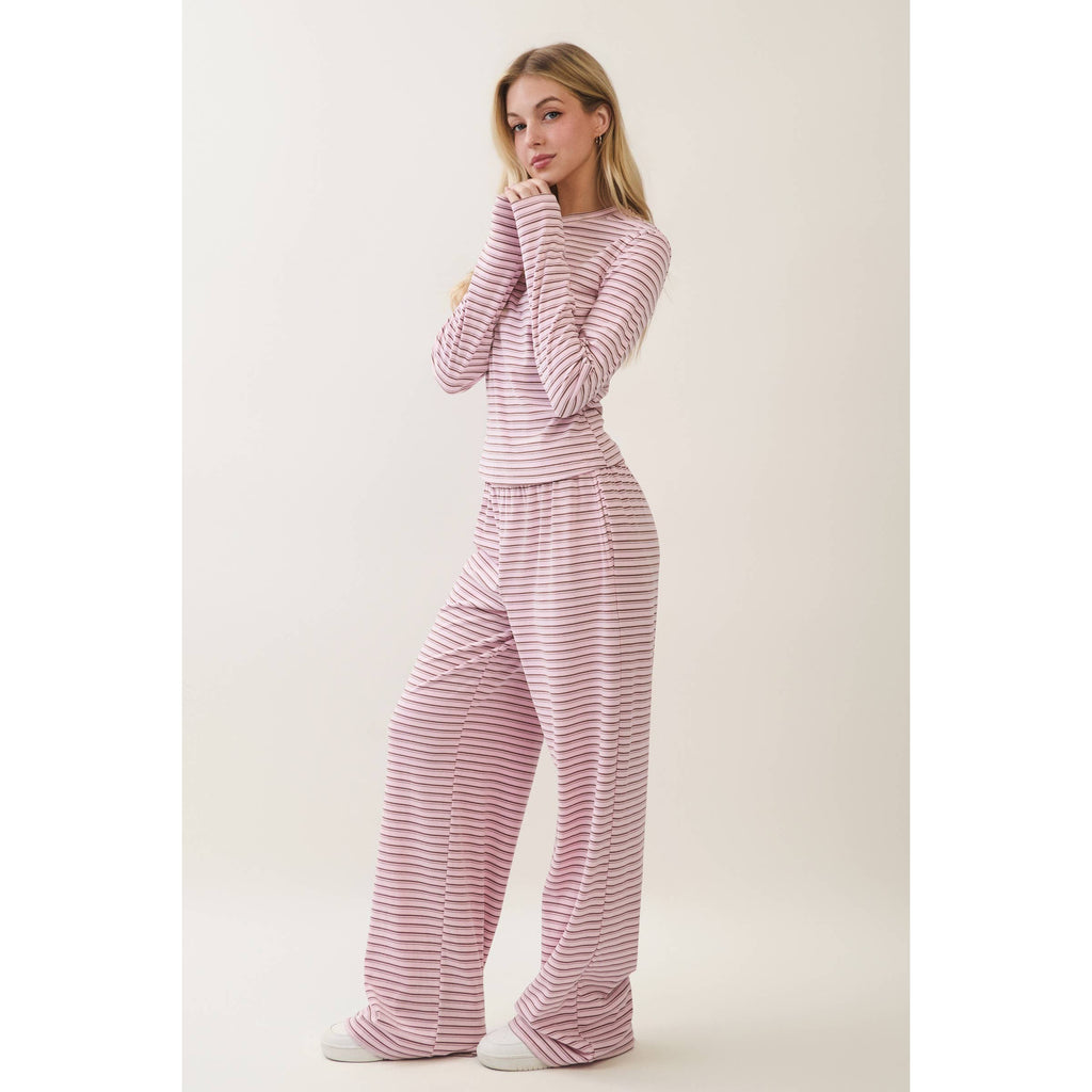 PREORDER! Weekend Drift Striped Lounge Set