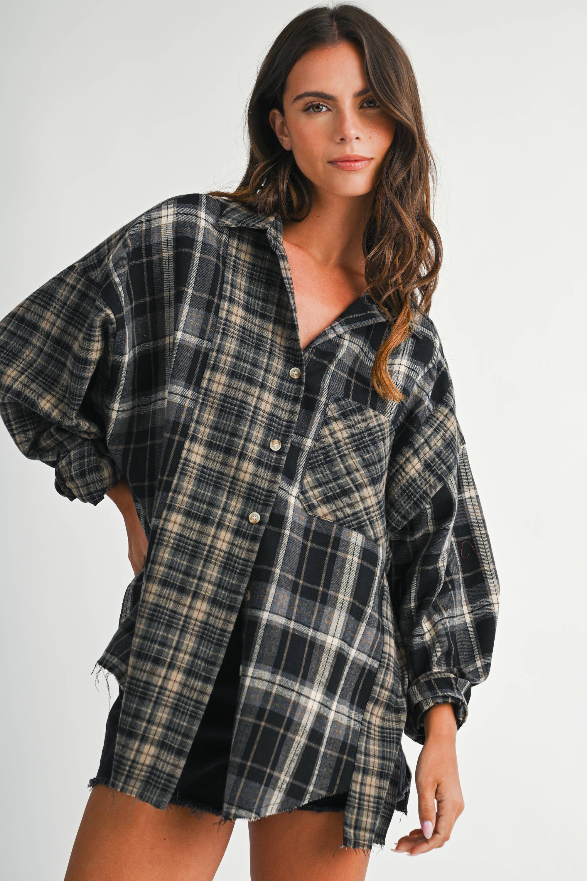 Bonfire Nights Plaid Shirt