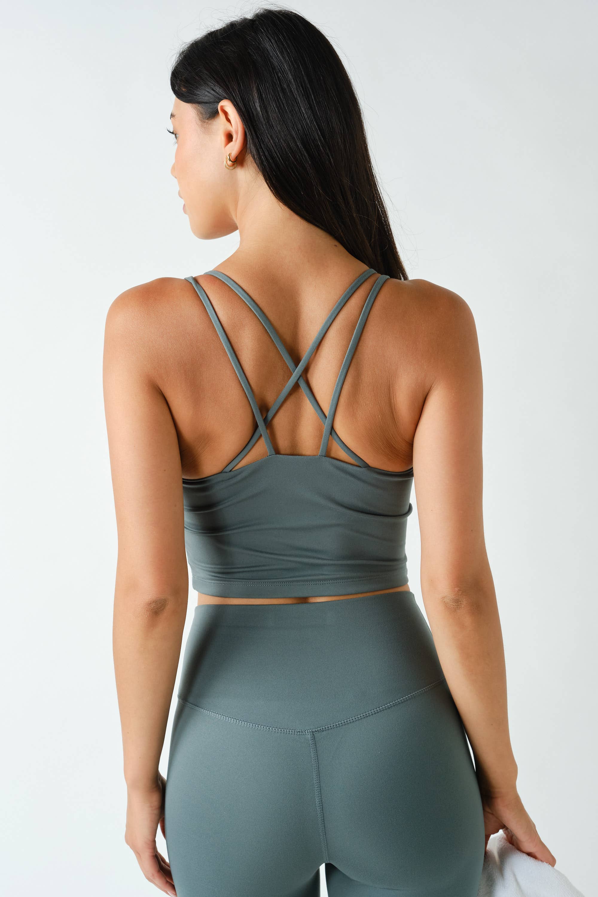 Eucalyptus Criss-Cross Sports Bra