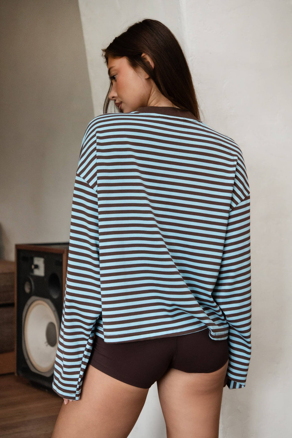 MARLOWE Classic Striped Long Sleeve Top