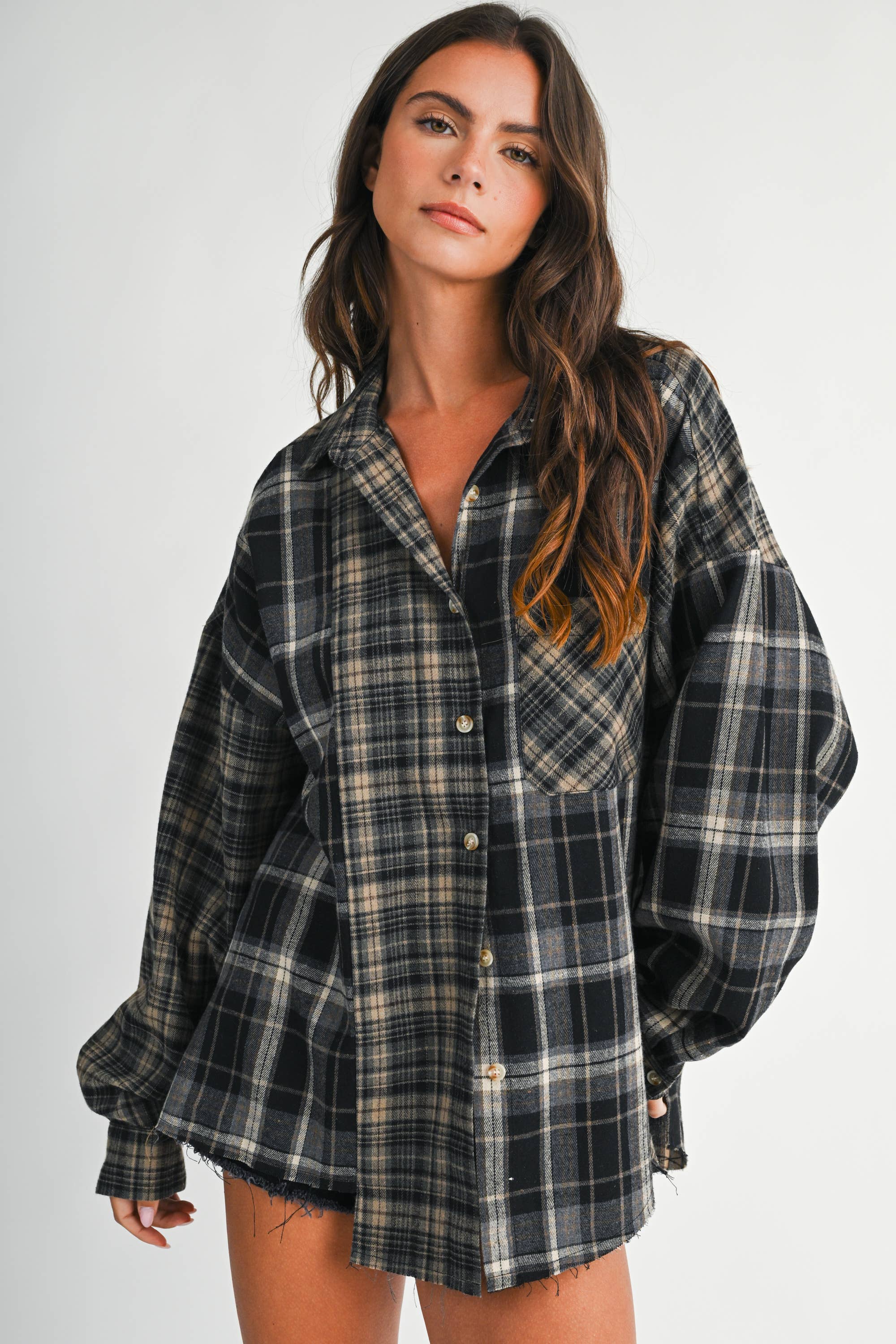 Bonfire Nights Plaid Shirt
