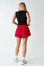 Black Snap Tank Top