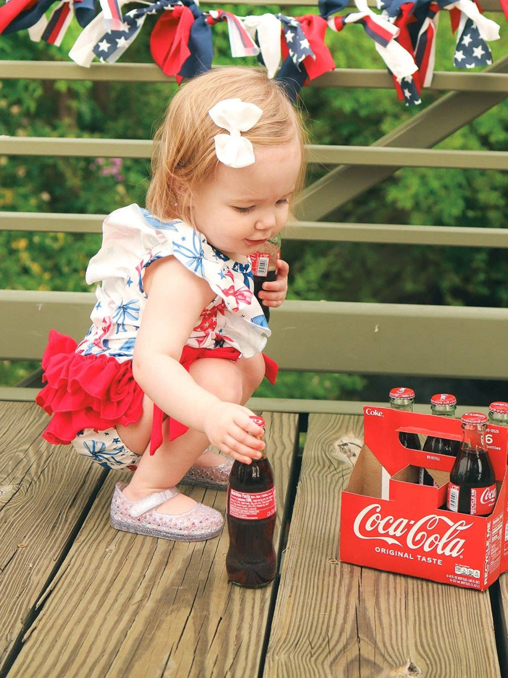 Red White & Darling Romper