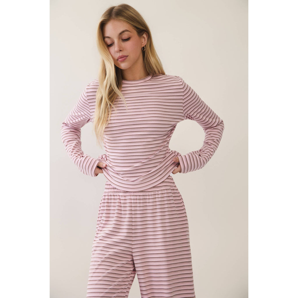 PREORDER! Weekend Drift Striped Lounge Set