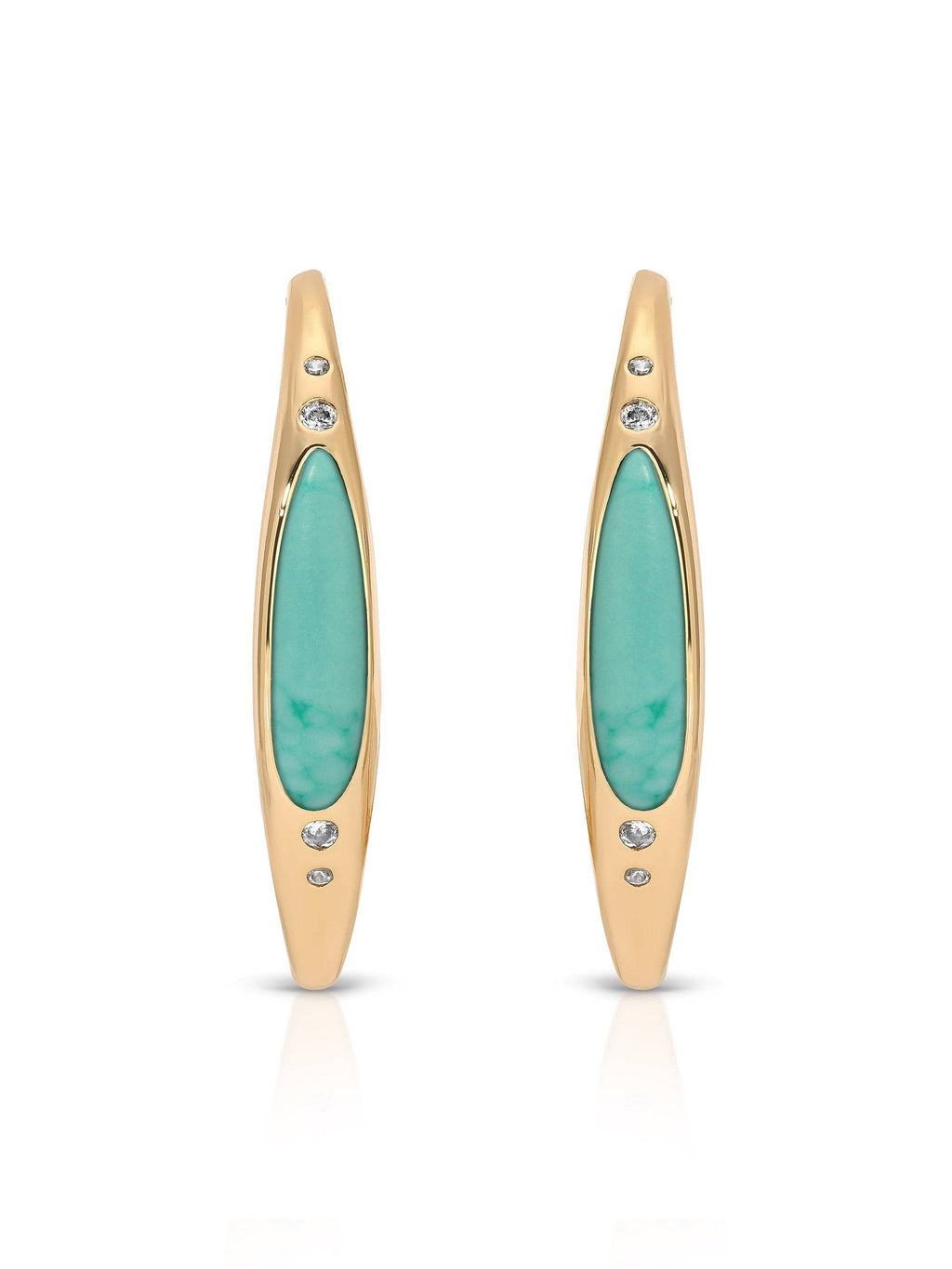 Turquoise Solstice Hoops