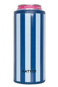 Light Blue and Navy Can Insulator