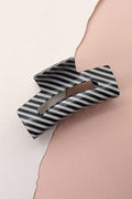 Stripe Hair Claw Clips